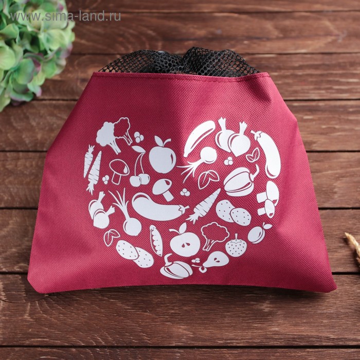 Мешок для хранения овощей «Сердце»
Мешок для хранения овощей «Сердце»