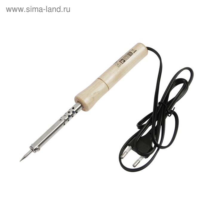 Паяльник Sparta 913102, с ручкой из дерева, 40 Вт, 220 В, медное жало
Паяльник Sparta 913102, с ручкой из дерева, 40 Вт, 220 В, медное жало