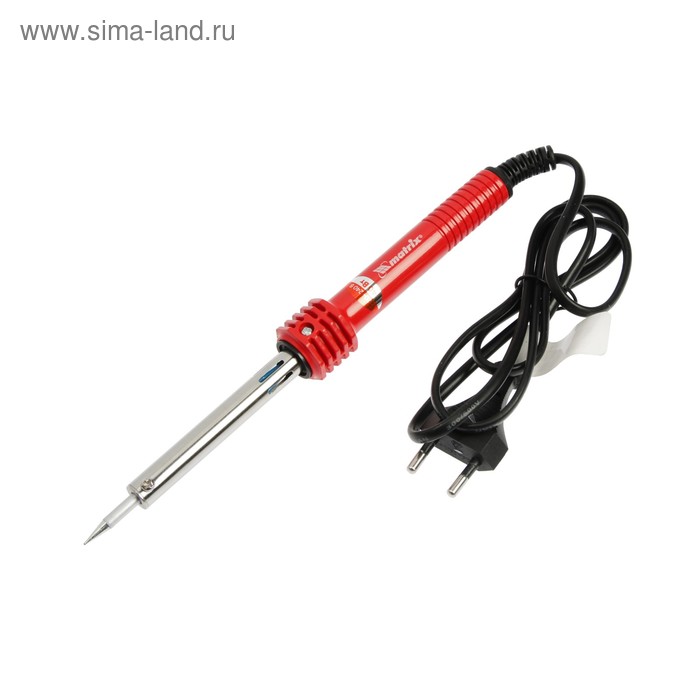 Паяльник MATRIX 913004, 40 Вт, 220 В, пластиковая рукоятка, медный наконечник, 400°С
Паяльник MATRIX 913004, 40 Вт, 220 В, пластиковая рукоятка, медный наконечник, 400°С