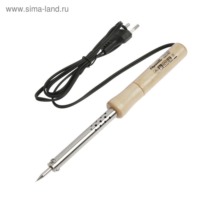 Паяльник Sparta 913103, с ручкой из дерева, 60 Вт, 220 В, медное жало
Паяльник Sparta 913103, с ручкой из дерева, 60 Вт, 220 В, медное жало