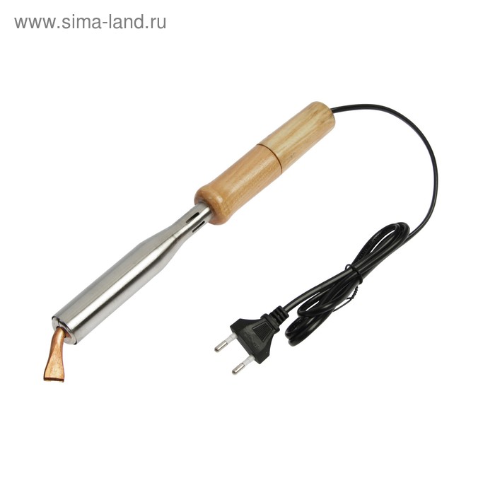 Паяльник электрика Sparta 913104, с ручкой из дерева, 100 Вт, 220 В
Паяльник электрика Sparta 913104, с ручкой из дерева, 100 Вт, 220 В