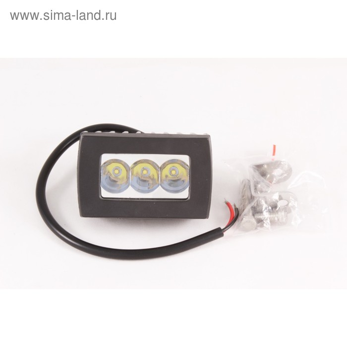 Фара противотуманная KS-WSQ103S-C "OFF - Road", 3 диода х 10W (Cree LED), 30 Вт, направленный свет, алюминиевый корпус, пылевлагозащищенный, 75 х 50 х 48 мм, 9-32 В
Фара противотуманная KS-WSQ103S-C "OFF - Road", 3 диода х 10W (Cree LED), 30 Вт, направленный свет, алюминиевый корпус, пылевлагозащищенный, 75 х 50 х 48 мм, 9-32 В