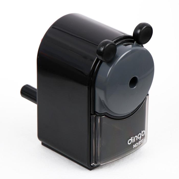 Точилка механическая с контейнером "Офис", чёрная
Точилка механическая с контейнером "Офис", чёрная