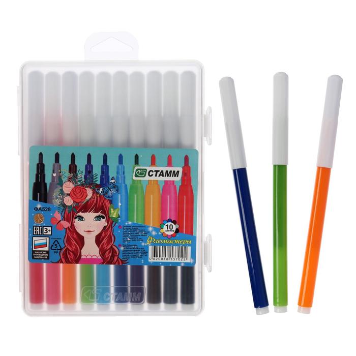 Фломастеры 10 цветов Стамм «Алиса», смываемые, линия письма 400 м, в пенале, европодвес, микс
Фломастеры 10 цветов Стамм «Алиса», смываемые, линия письма 400 м, в пенале, европодвес, микс