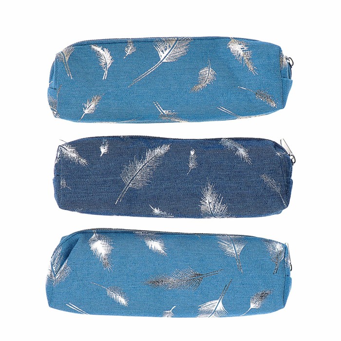 фото Пенал школьный «перья», мягкий, микс