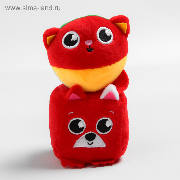 Набор развивающих игрушек, 2 предмета: кубик «Собачка», мячик «Котик» 
Набор развивающих игрушек, 2 предмета: кубик «Собачка», мячик «Котик»