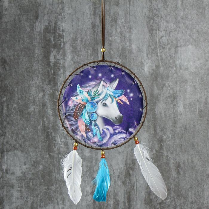 Ловец снов "Конь" диам 20 см
Ловец снов "Конь" диам 20 см