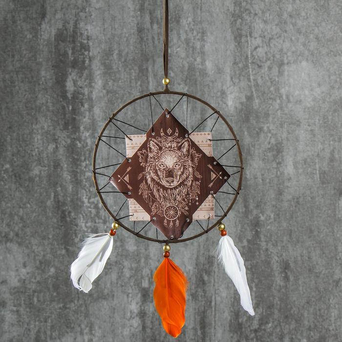 Ловец снов "Волк" диам 20 см
Ловец снов "Волк" диам 20 см