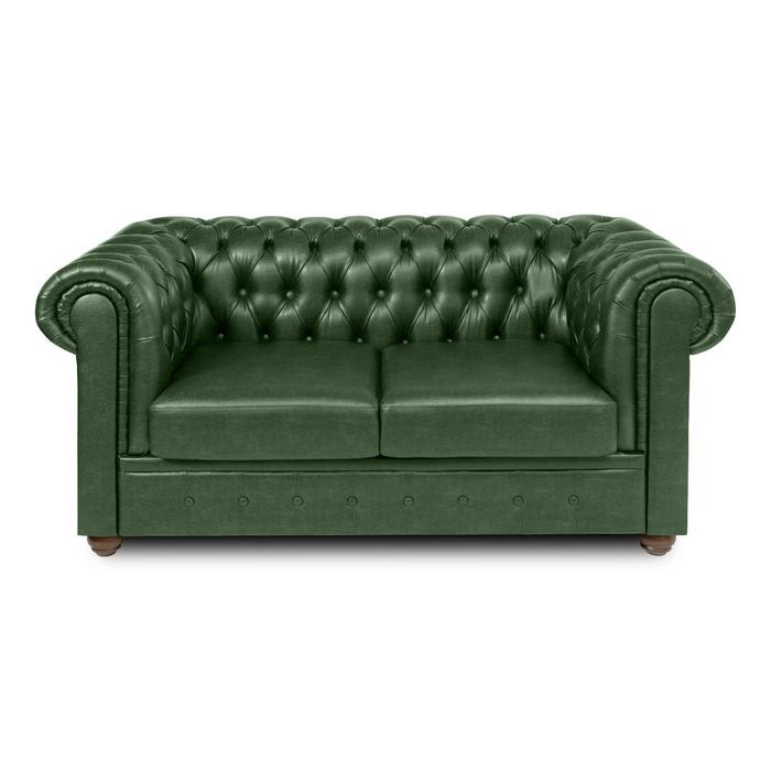 Диван "Честерфилд" 2х местный, экокожа, темно-зеленый
Диван "Честерфилд" 2х местный, экокожа, темно-зеленый