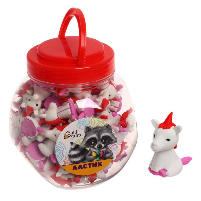 Ластик фигурный, «Единорог», МИКС
Ластик фигурный, «Единорог», МИКС