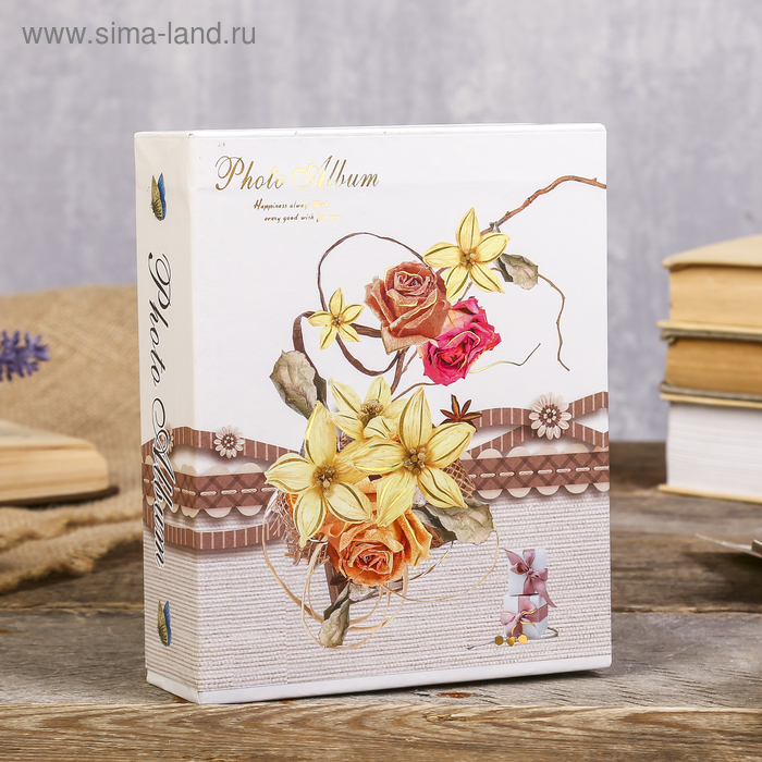Фотоальбом на 40 фото 10х15 см "Винтажные букеты" золотая обводка в коробке МИКС 17х14х5см
Фотоальбом на 40 фото 10х15 см "Винтажные букеты" золотая обводка в коробке МИКС 17х14х5см