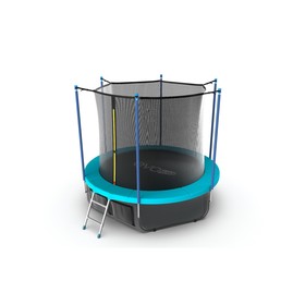 Батут EVO JUMP Internal 8 ft, d=244 см, с внутренней сеткой, нижней сеткой и лестницей, морская волна
Батут EVO JUMP Internal 8 ft, d=244 см, с внутренней сеткой, нижней сеткой и лестницей, морская волна