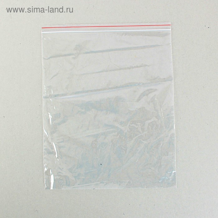 Пакет zip lock 25 x 30 см, 35 мкм (с красной полосой)
Пакет zip lock 25 x 30 см, 35 мкм (с красной полосой)