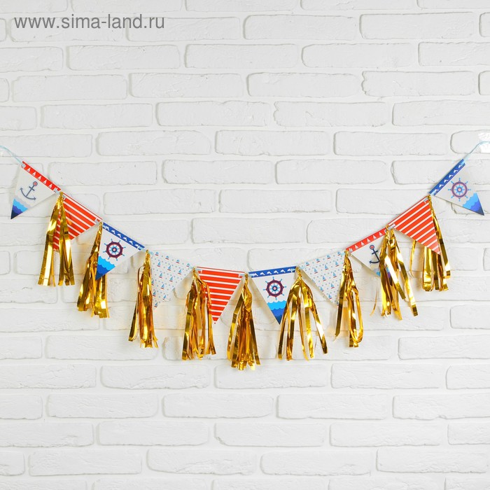 Гирлянда с тишью «Морская», 13,5х22 см
Гирлянда с тишью «Морская», 13,5х22 см