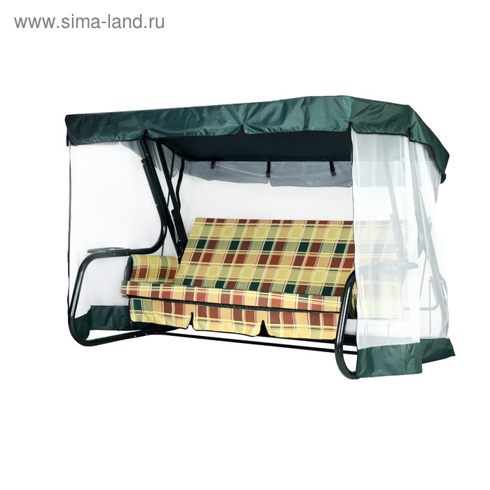 Тент-крыша + москитная сетка Родео/Орбита зеленый 210х145х170 см
Тент-крыша + москитная сетка Родео/Орбита зеленый 210х145х170 см