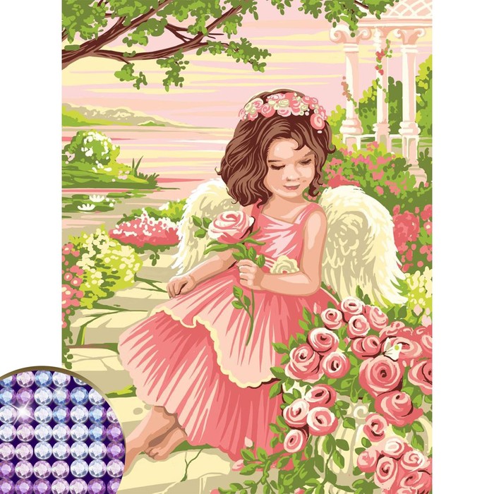 Алмазная мозаика с частичным заполнением «Ангел» 30×40 см, холст, ёмкость
Алмазная мозаика с частичным заполнением «Ангел» 30×40 см, холст, ёмкость