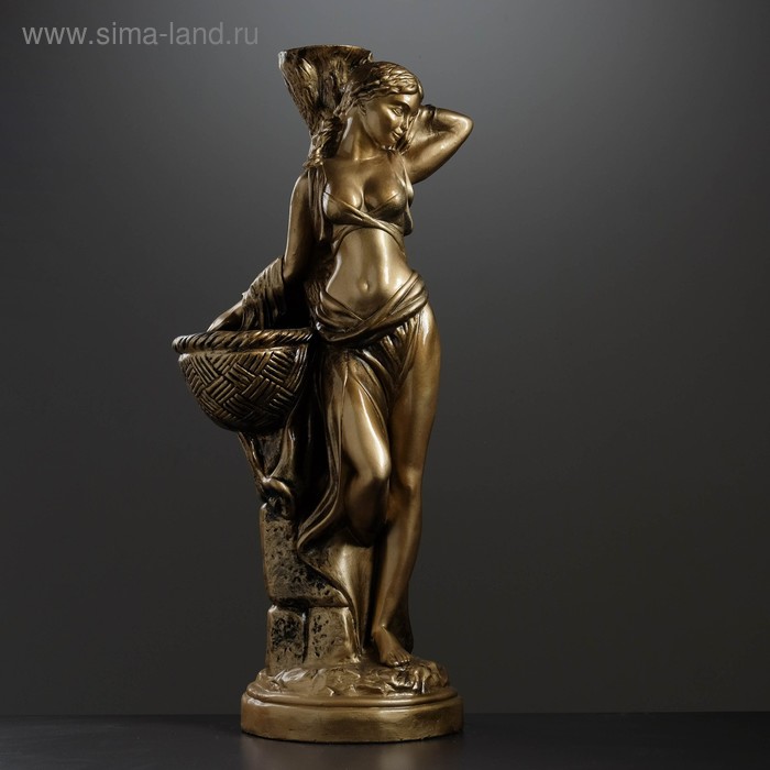 Фигура с кашпо "Гречанка большая" бронза, 0,9 л / 40х88х30см
Фигура с кашпо "Гречанка большая" бронза, 0,9 л / 40х88х30см
