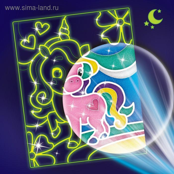 Лунная фреска «Волшебный единорог», светящийся песок + блёстки
Лунная фреска «Волшебный единорог», светящийся песок + блёстки