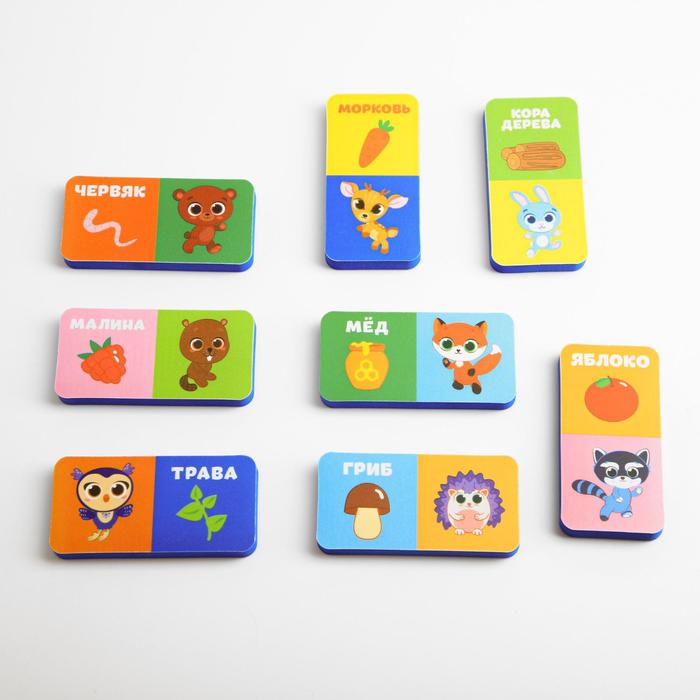 Детская, развивающая игрушка - домино для ванной «Кто что ест», из EVA
Детская, развивающая игрушка - домино для ванной «Кто что ест», из EVA