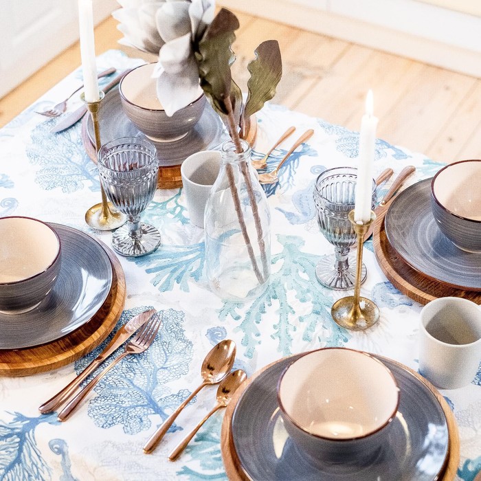 фото Скатерть «доляна» море 140×180 см, 100% п/э