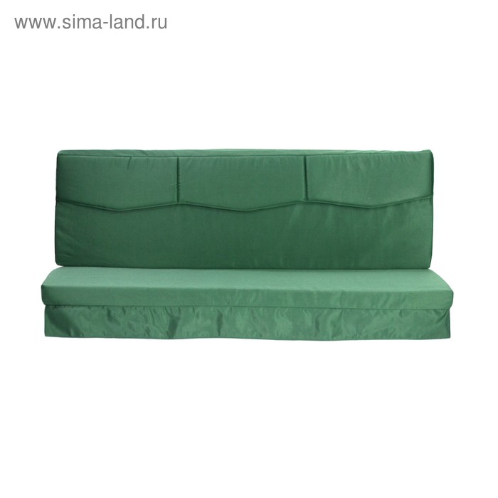 Матрас для садовых качелей Волна + подлокотники, цвет зеленый 175х55 см
Матрас для садовых качелей Волна + подлокотники, цвет зеленый 175х55 см