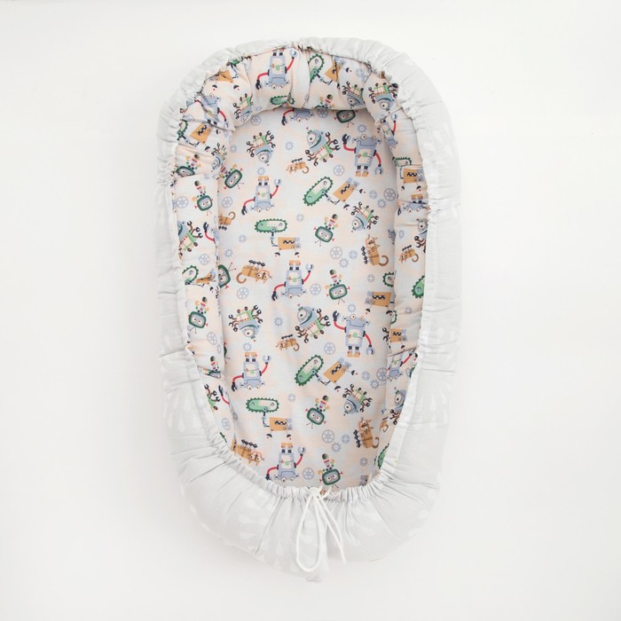 Матрасик-топпер «Роботы» 72×100 см, бязь/синтепух
Матрасик-топпер «Роботы» 72×100 см, бязь/синтепух