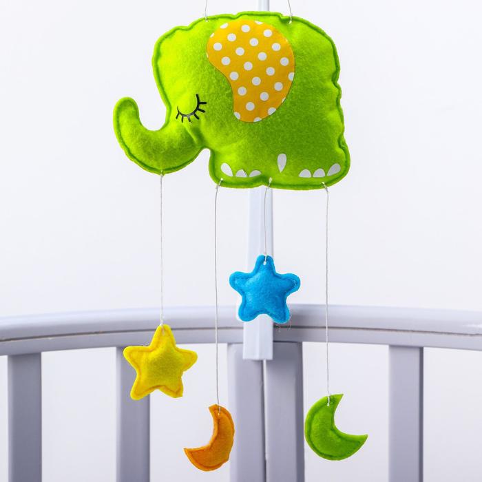 фото Подвеска с мягкими игрушками «слоник», без кронштейна крошка я