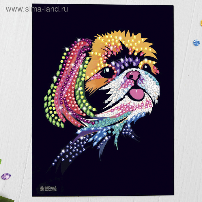 Мозаика стразами «Маленькая собачка». Набор для творчества
Мозаика стразами «Маленькая собачка». Набор для творчества