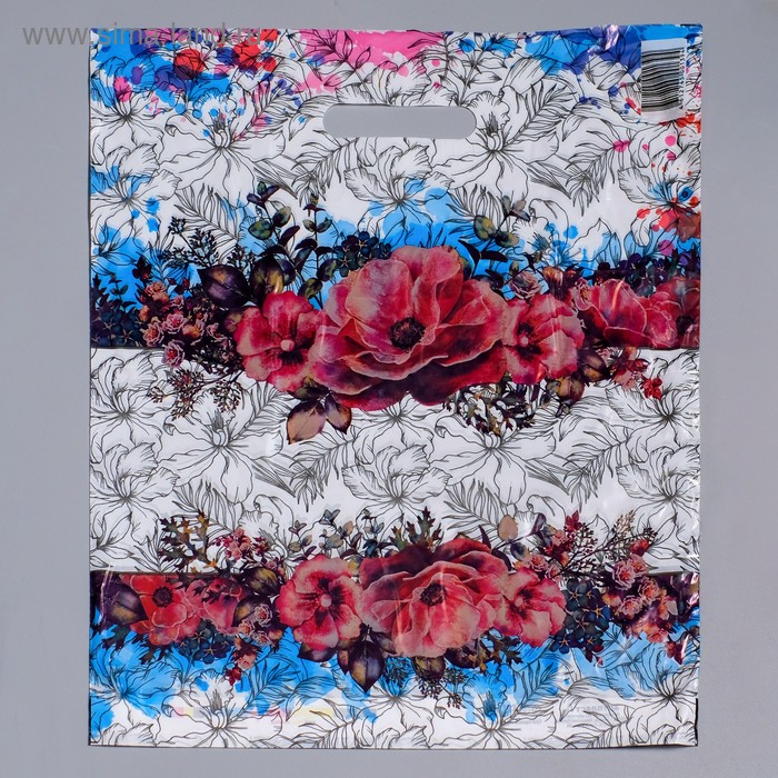 Пакет "Цветы нежности", полиэтиленовый с вырубной ручкой, 36 х 45 см, 35 мкм
Пакет "Цветы нежности", полиэтиленовый с вырубной ручкой, 36 х 45 см, 35 мкм