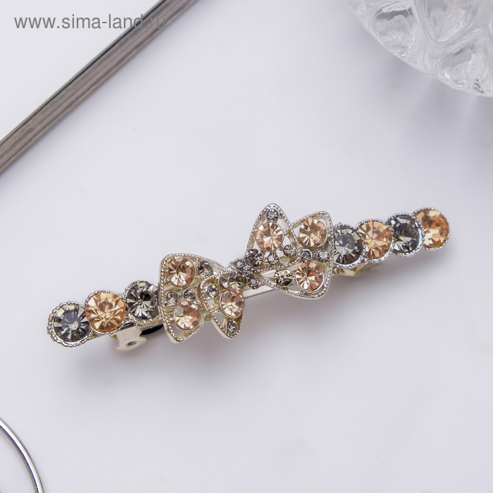 Заколка-автомат для волос "Прима" 7 см бантик 
Заколка-автомат для волос "Прима" 7 см бантик