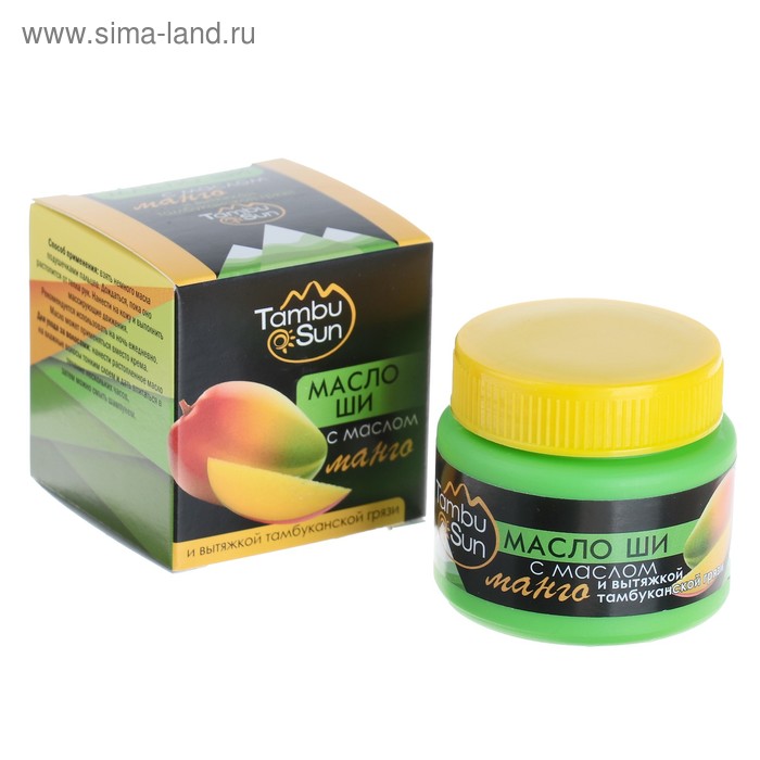 Масло ши Тамбу-Сан с маслом манго, 50 мл
Масло ши Тамбу-Сан с маслом манго, 50 мл