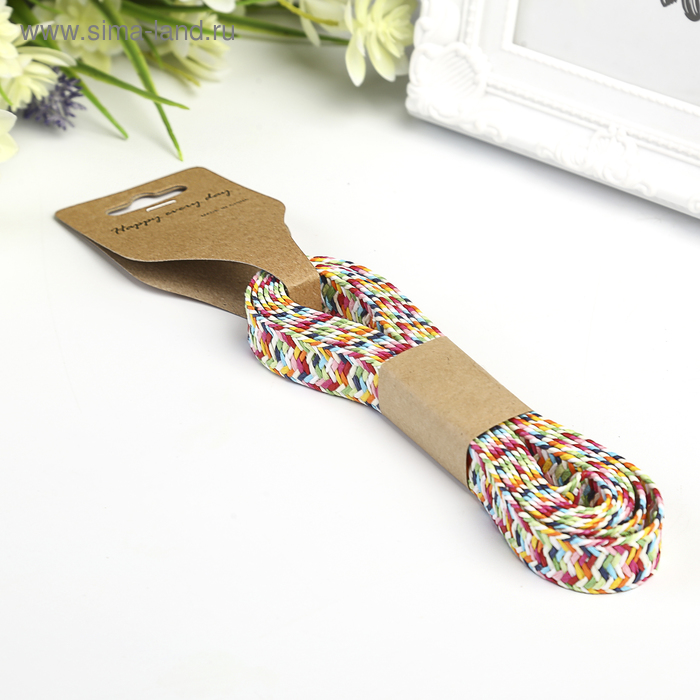 Бумажная нить для творчества "Радуга" ширина 1,5 см намотка 2 метра 13х3,5х1,5 см
Бумажная нить для творчества "Радуга" ширина 1,5 см намотка 2 метра 13х3,5х1,5 см