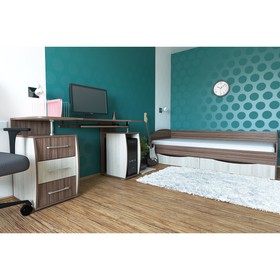 Стол компьютерный Лотта EVO №7 1440х578х768 Ясень шимо светлый/темный 
Стол компьютерный Лотта EVO №7 1440х578х768 Ясень шимо светлый/темный