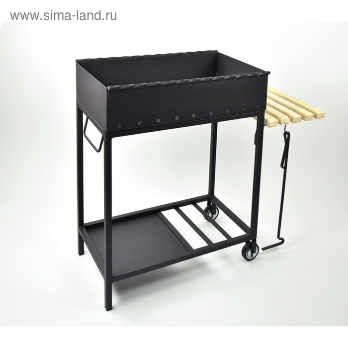 Мангал Майский 100 х 37 х 115 см, кочерга
Мангал Майский 100 х 37 х 115 см, кочерга