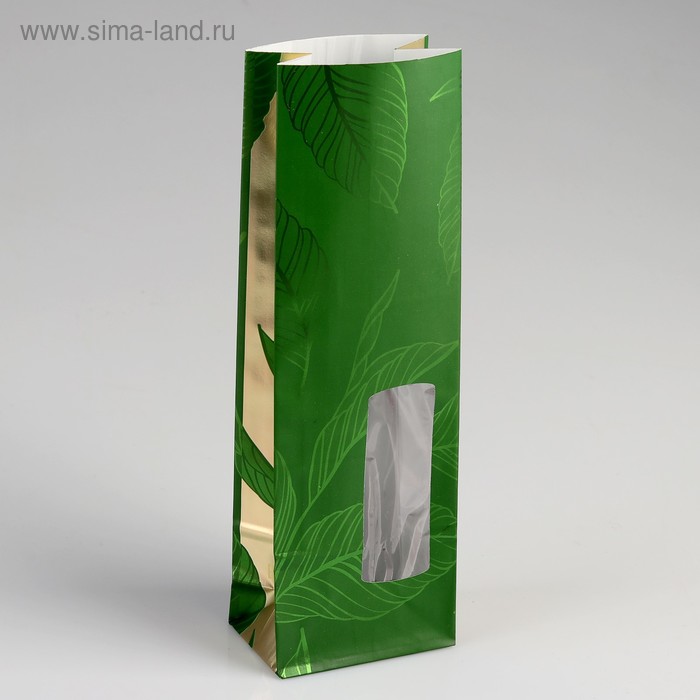 Пакет бумажный фасовочный "Чайный лист", 8 х 5 х 24 см
Пакет бумажный фасовочный "Чайный лист", 8 х 5 х 24 см