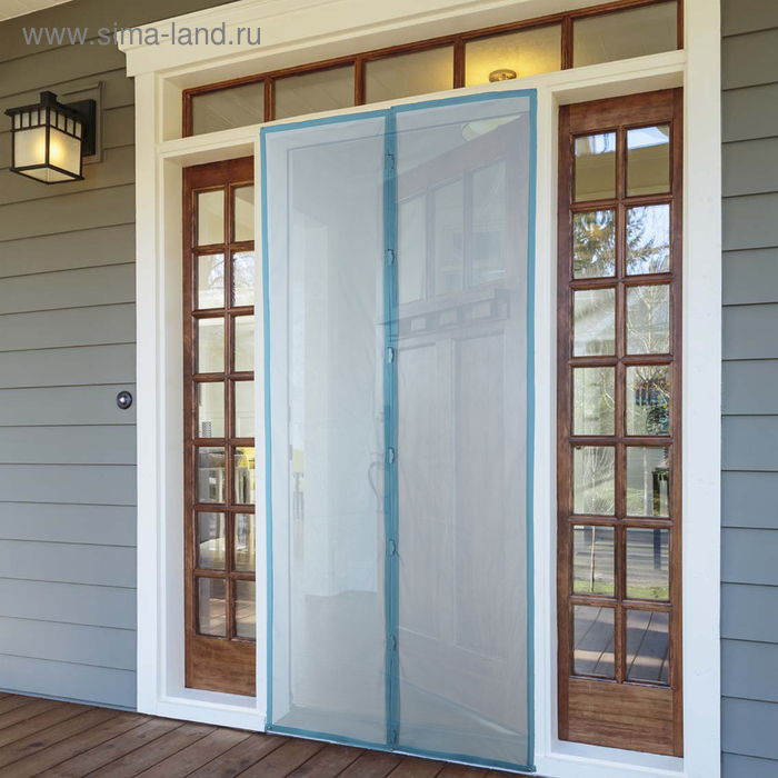 Сетка антимоскитная на магнитах, 90×210 см, цвет синий
Сетка антимоскитная на магнитах, 90×210 см, цвет синий