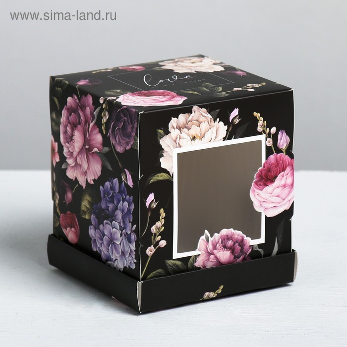 Коробка под капкейк Love, 9 × 10 × 9 см
Коробка под капкейк Love, 9 × 10 × 9 см