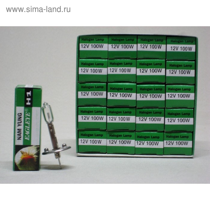 Лампа автомобильная Eagleye, H1 12v 100w
Лампа автомобильная Eagleye, H1 12v 100w