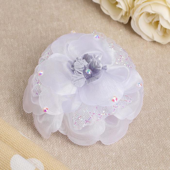 Бант для девочек с резинкой "Жемчужинка", белый, 11 см
Бант для девочек с резинкой "Жемчужинка", белый, 11 см