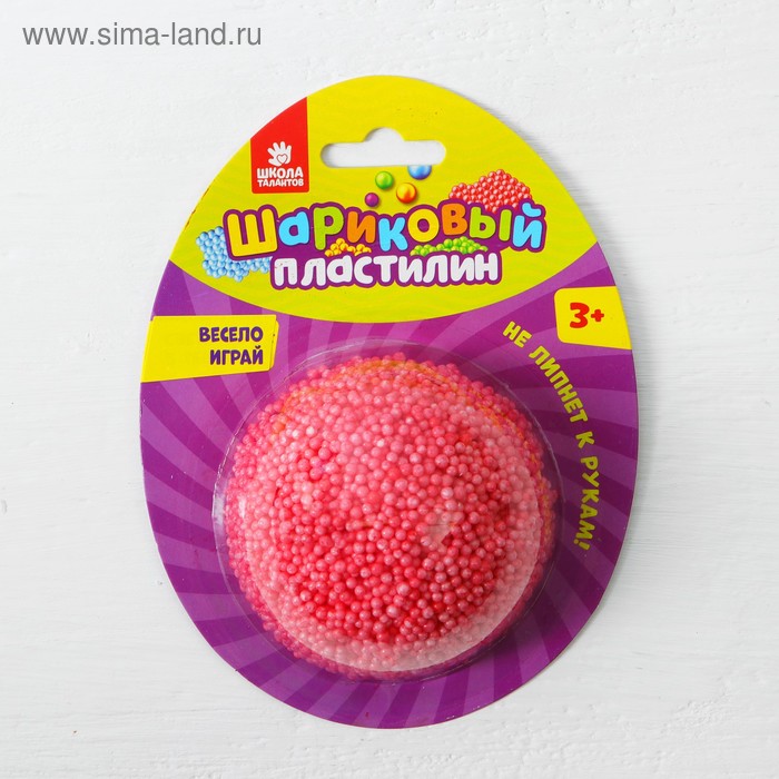 Шариковый пластилин крупнозернистый 5 г, цвет красный
Шариковый пластилин крупнозернистый 5 г, цвет красный