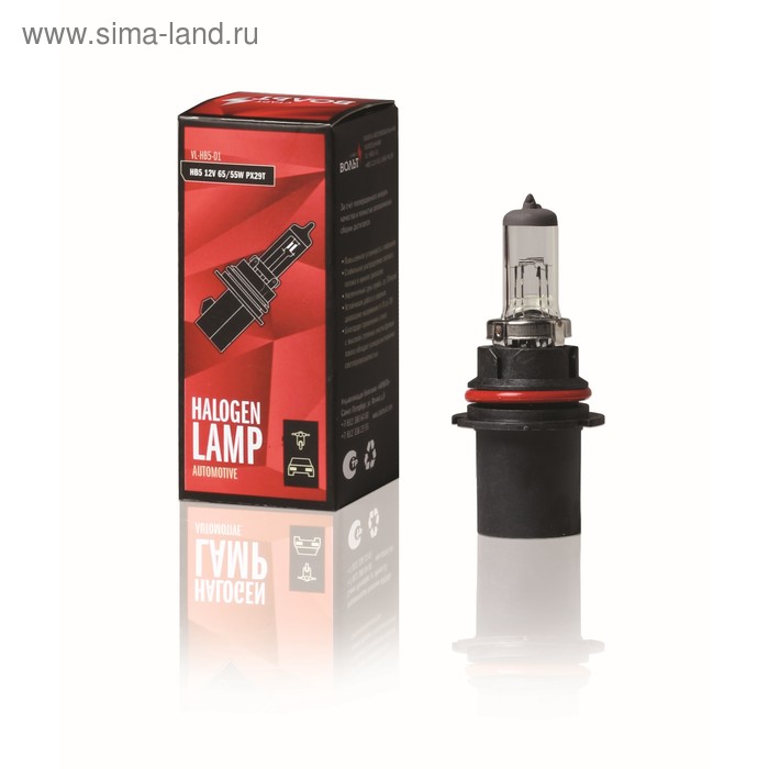 Галогенная лампа HB5 12V 65/55W PX29T 9007, STARTVOLT VL-HB5-01
Галогенная лампа HB5 12V 65/55W PX29T 9007, STARTVOLT VL-HB5-01