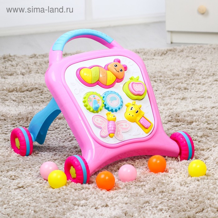 Игровой развивающий центр - каталка «Бабочка», музыкальный
Игровой развивающий центр - каталка «Бабочка», музыкальный