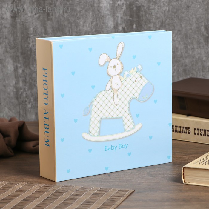 Фотоальбом на 200 фото 10х15 см "Зайчик на лошадке. Для мальчика" бумаж.листы 22,5х22х5 см
Фотоальбом на 200 фото 10х15 см "Зайчик на лошадке. Для мальчика" бумаж.листы 22,5х22х5 см