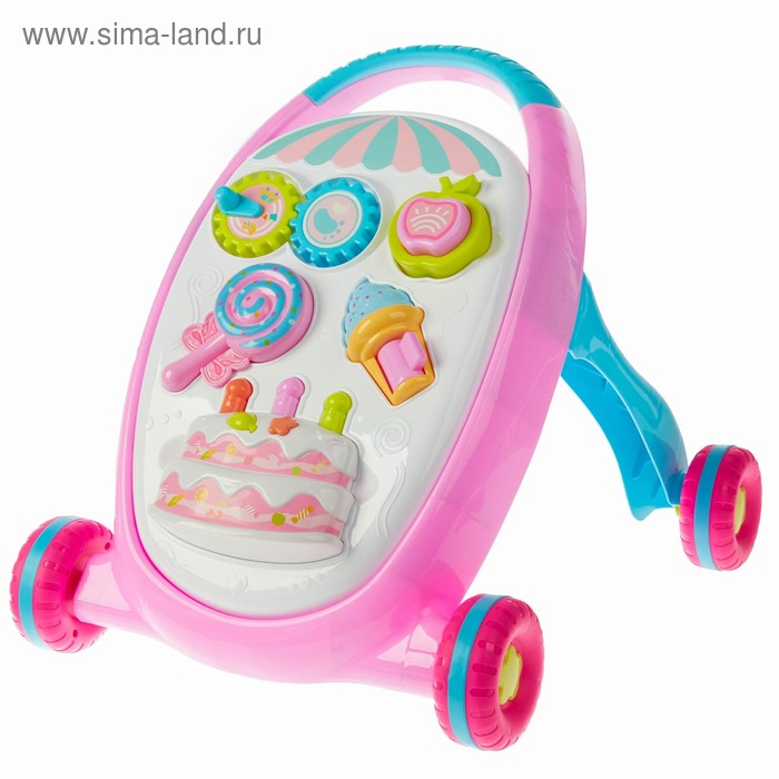 Игровой развивающий центр - каталка «Сладости», музыкальный
Игровой развивающий центр - каталка «Сладости», музыкальный