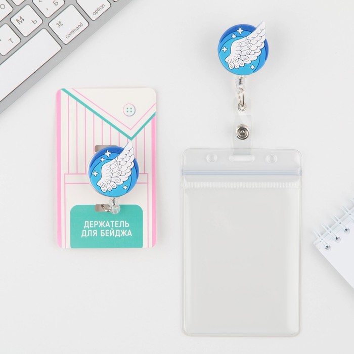 Держатель для бейджа «Крыло», d=3.5 см
Держатель для бейджа «Крыло», d=3.5 см