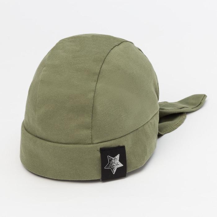 Бандана для мальчика, цвет хаки/звезда, размер 50-54
Бандана для мальчика, цвет хаки/звезда, размер 50-54