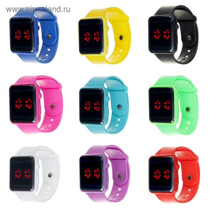 Часы наручные "Квадрат", электронные, силикон, микс, l=25 см
Часы наручные "Квадрат", электронные, силикон, микс, l=25 см