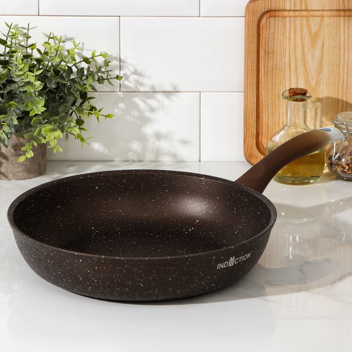 Сковорода Marble Induction, d=28 см, пластиковая ручка, антипригарное покрытие, цвет кофейный мрамор
Сковорода Marble Induction, d=28 см, пластиковая ручка, антипригарное покрытие, цвет кофейный мрамор