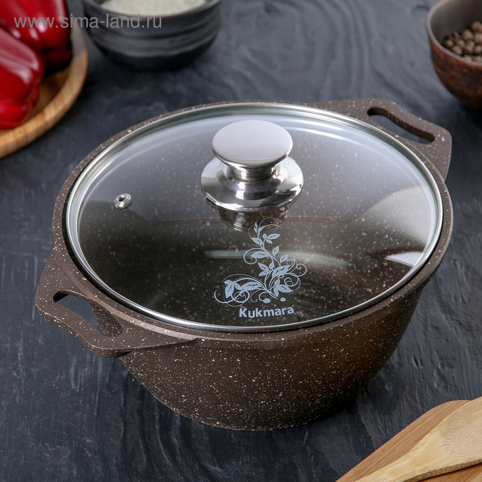 Кастрюля Marble Induction, 2 л, стеклянная крышка, антипригарное покрытие, кофейный мрамор
Кастрюля Marble Induction, 2 л, стеклянная крышка, антипригарное покрытие, кофейный мрамор