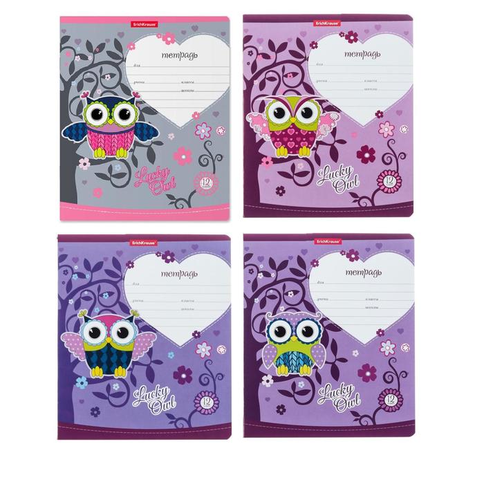 Тетрадь 12 листов в клетку ErichKrause Lucky Owl, обложка мелованный картон, блок офсет, МИКС (1 вид в спайке)
Тетрадь 12 листов в клетку ErichKrause Lucky Owl, обложка мелованный картон, блок офсет, МИКС (1 вид в спайке)